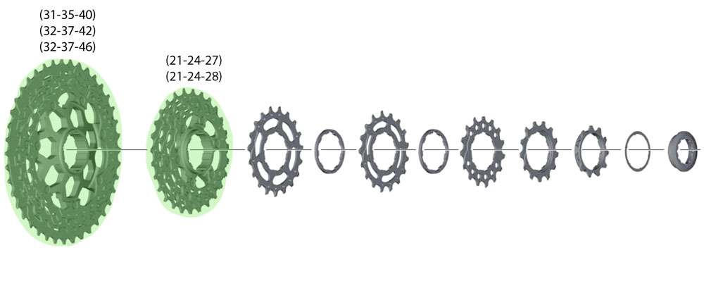 Shimano sprocket for xt cs-m8000 11-speed