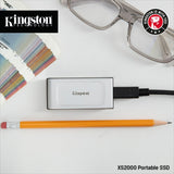 Kingston xs2000 portable 4 tb externe ssd (zilver zwart, sxs2000 2000g, usb-c 3.2 (20 gbit s)) - afbeelding 9