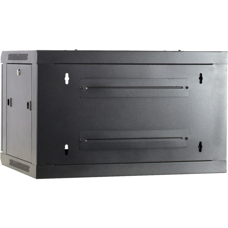 Dsi 6u wandkast met glazen deur - ds6406 server rack (zwart, 600 x 450 x 368mm)