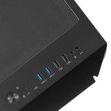 Silverstone sst-fav1mb-pro midi tower behuizing (zwart | 4x usb-a | rgb | window) - afbeelding 10
