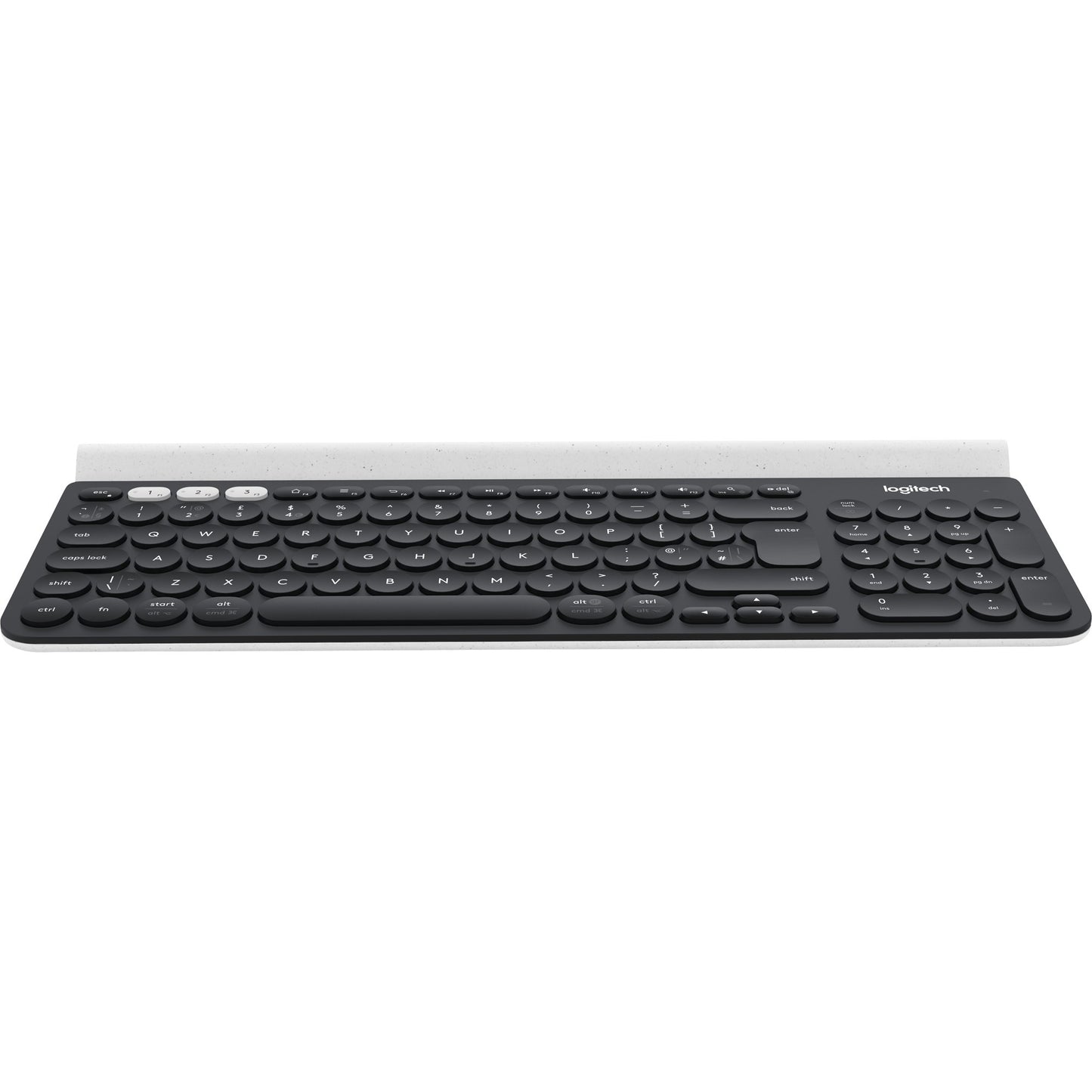 Logitech k780 multi device draadloos toetsenbord (eu lay-out (qwerty), bluetooth)