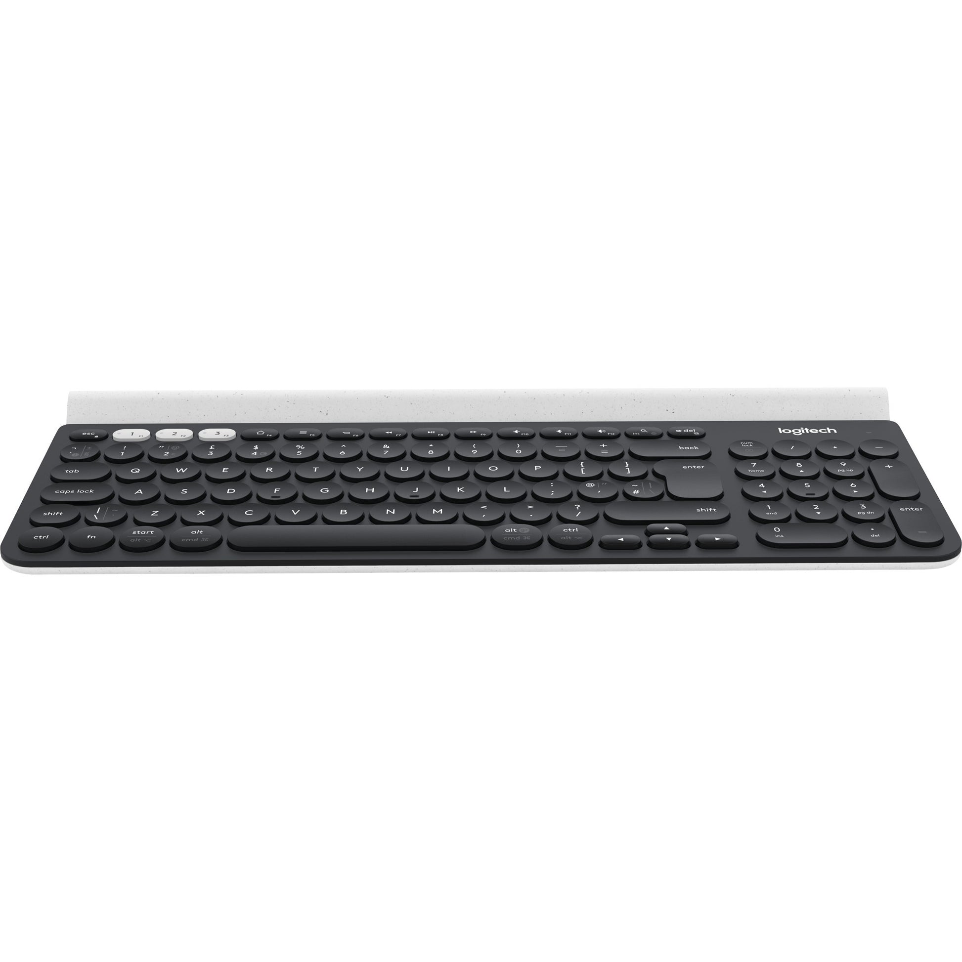 Logitech k780 multi device draadloos toetsenbord (eu lay-out (qwerty), bluetooth)