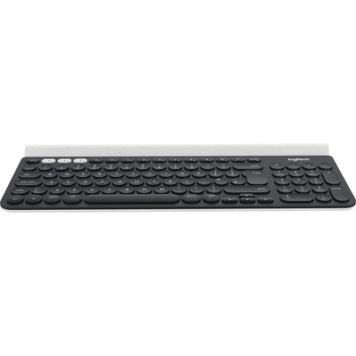 Logitech k780 multi device draadloos toetsenbord (eu lay-out (qwerty), bluetooth)