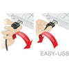 Delock usb2.0 a 90° > usb micro-b kabel (zwart, 5 meter)