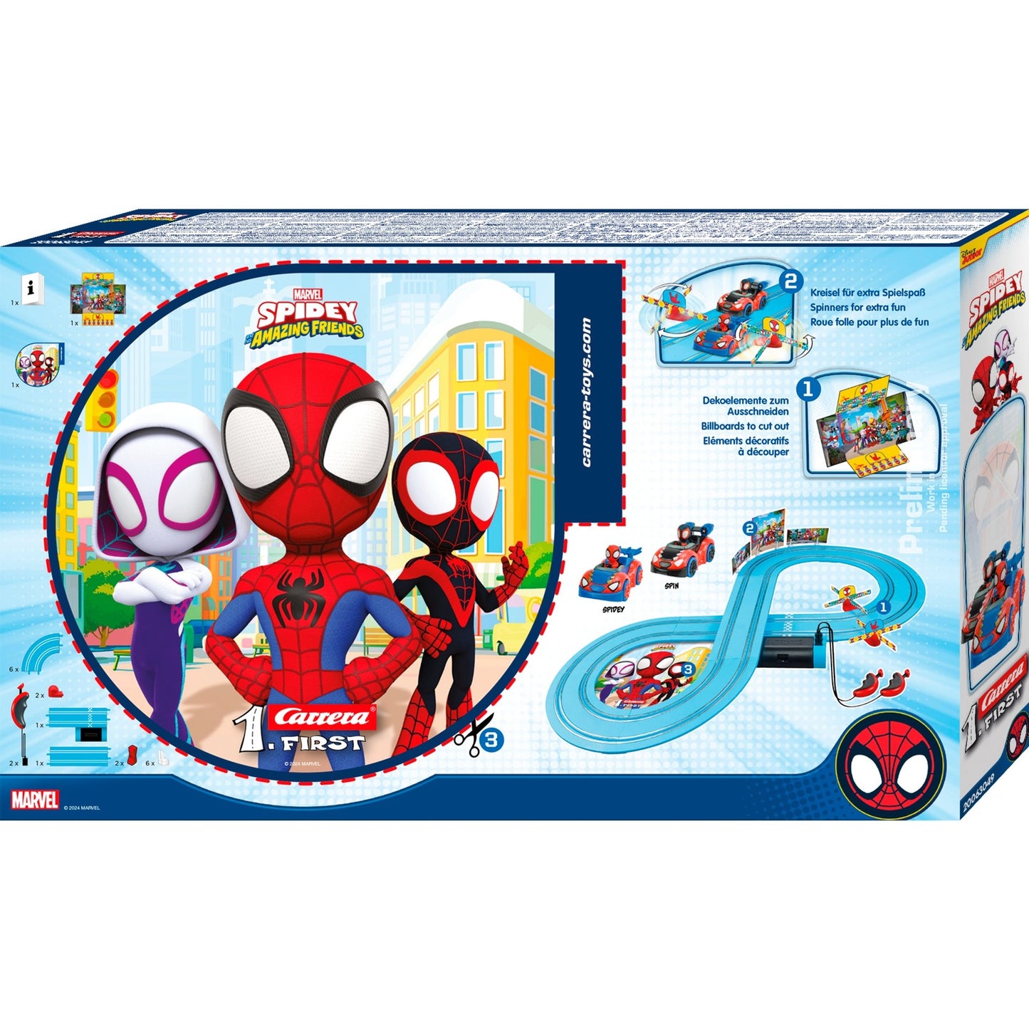 Carrera first spidey - it's spidey time! racebaan
