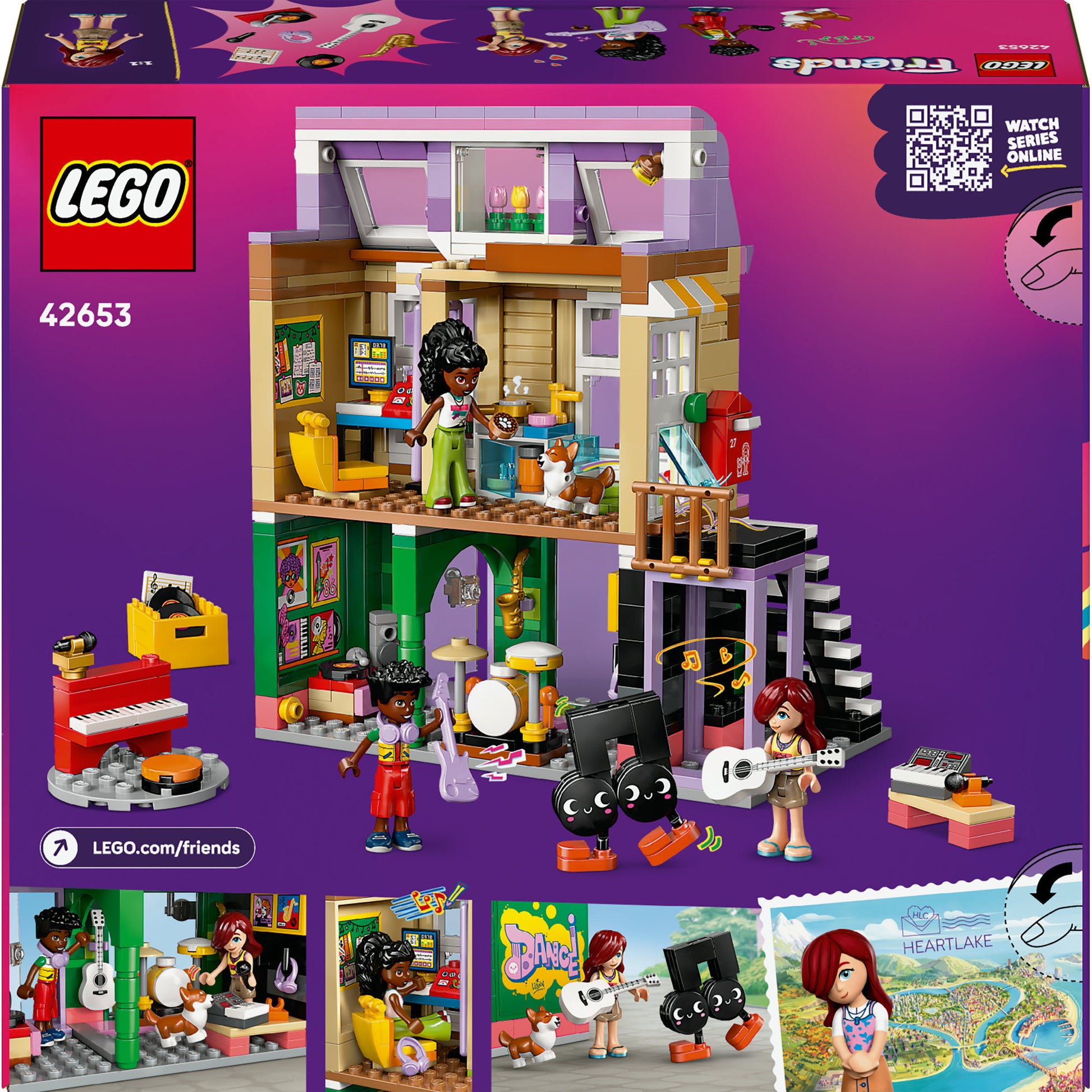 Lego friends 42653 muziekwinkel en appartement