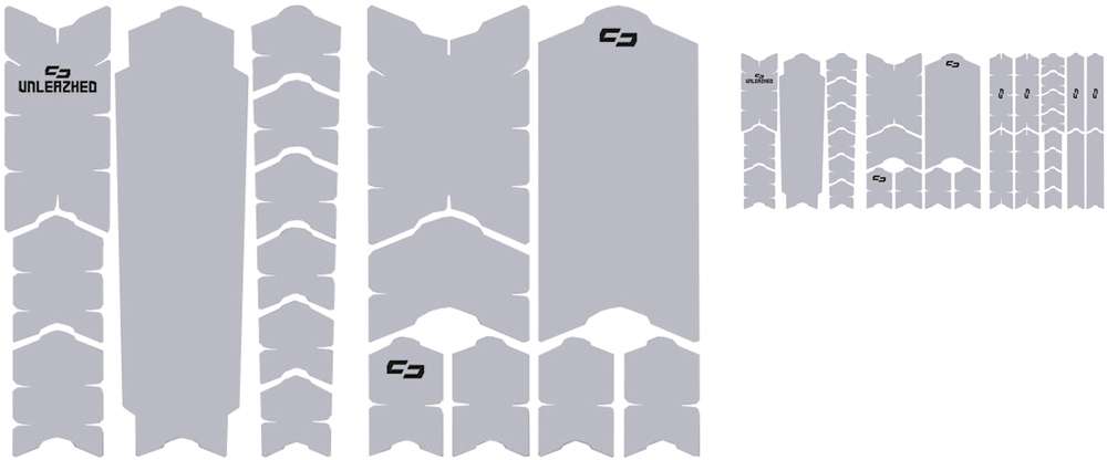 Unleazhed unscratch e-frame frame protection foil e-bike