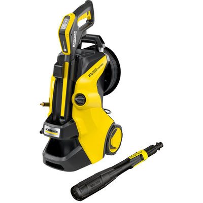 Kärcher k 5 premium smart control hogedrukreiniger (geel zwart, 1.324-670.0, bluetooth)