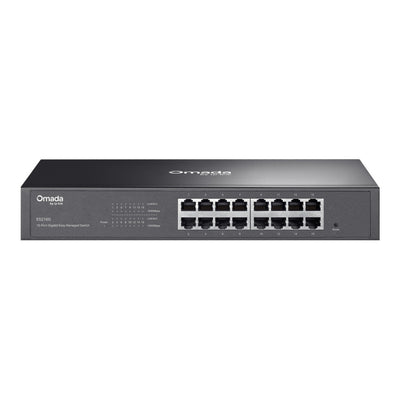 Tp-link omada es216g 16-poort gigabit easy managed switch (zwart)