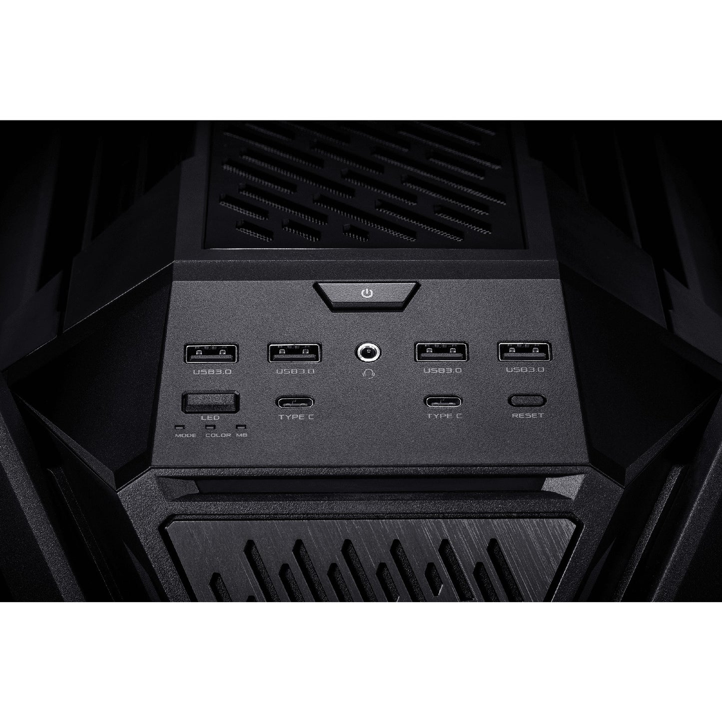Asus rog hyperion gr701 big tower behuizing (zwart | 4x usb-a | 2x usb-c | rgb | tempered glass)