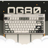Iqunix og80 hitchhiker wireless mechanical keyboard (grijs, us lay-out (qwerty), cherry mx silent red, 80% (tkl), rgb leds, hot-swappable, pbt, 2.4ghz | bluetooth 5.1 | usb-c)