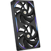Nzxt performance fan f280x rgb case fans (zwart, 2 stuks, 280 x 140 x 30 mm, pwm)