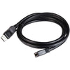Club 3d displayport 1.4 hbr3 extension cable 8k60hz m f verlengkabel (zwart, 2 meter, cac-1022)