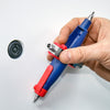 Knipex stiftschakelkastsleutel 00 11 07 dopsleutel (blauw rood, lengte 145 mm)