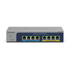 Netgear 8-port multi-gigabit (2.5g) ultra60 poe++ ethernet plus switch ms108eup (grijs)