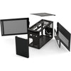 Silverstone sugo 17 mini tower behuizing (zwart | 2x usb-a | 1x usb-c)