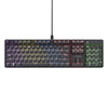 Trust gxt 871 zora mechanisch gaming toetsenbord (zwart, us lay-out (qwerty), huano red, 100%, rgb)