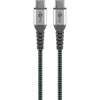 Goobay usb-c snellader nano (65 w) en usb-c textielkabel (zwart, 1 meter)