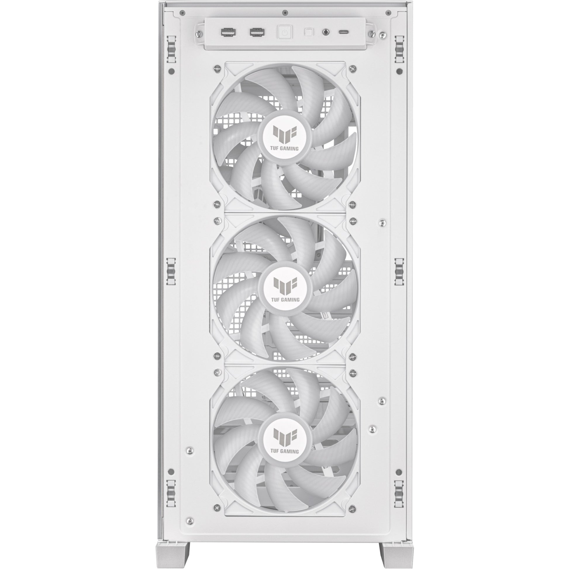 Asus tuf gaming gt302 argb midi tower behuizing (wit | 2x usb-a | 1x usb-c | rgb | tempered glass)