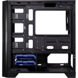 Inter-tech h-606 mini tower behuizing (zwart | 2x usb-a) - afbeelding 7