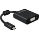 Delock micro-hdmi naar vga adapter (zwart, 0,17 meter)