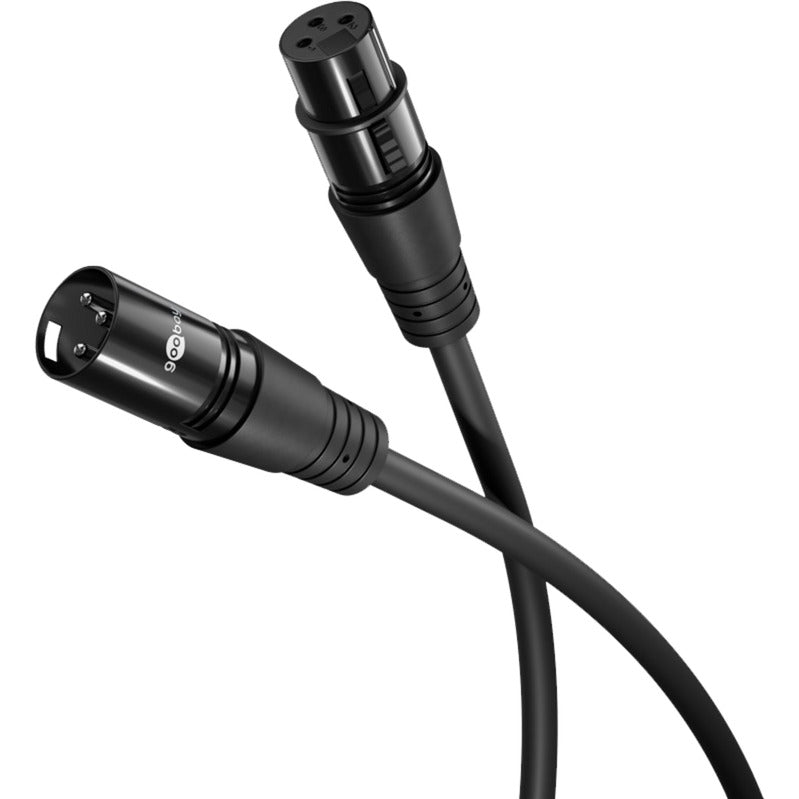 Goobay xlr-aansluitkabel (zwart, 3 meter)