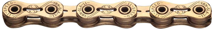 Ybn sla 110 ti-n gold 11-speed chain hollow pin