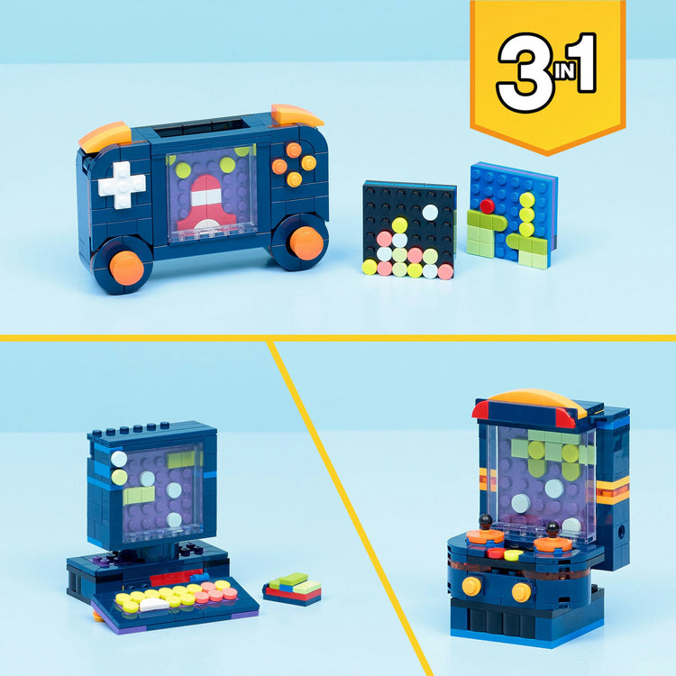 Lego ® creator 3in1 retro spelcomputer speelgoedmodel - bouw om tot desktop of speelautomaat - 31380