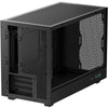 Deepcool ch260 mini tower behuizing (zwart | 2x usb-a | 1x usb-c | tempered glass)