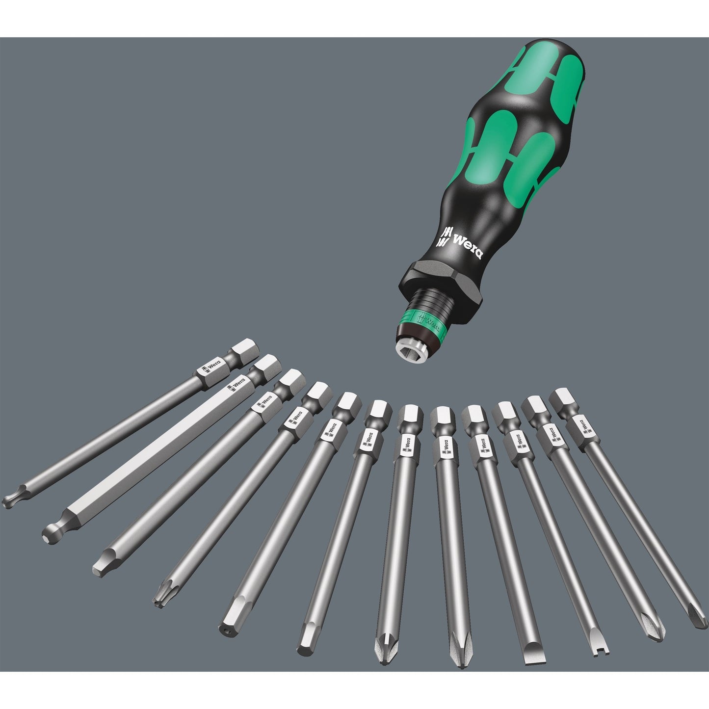 Wera kraftform kompakt 40 bitset (zwart groen, 7-delig)