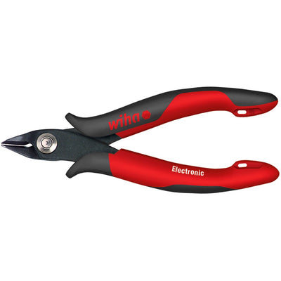 Wiha zijkniptang electronic (rood zwart)