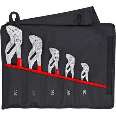 Knipex sleuteltangenset 00 19 55 s4, 5-delig (rood, incl. roltas)