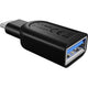 Icy box ib-cb003 usb 3.0 type-c plug naar usb 3.0 type-a adapter (zwart)