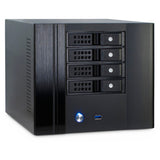 Inter-tech sc-4004 mini tower behuizing (zwart | 1x usb-a) - afbeelding 1
