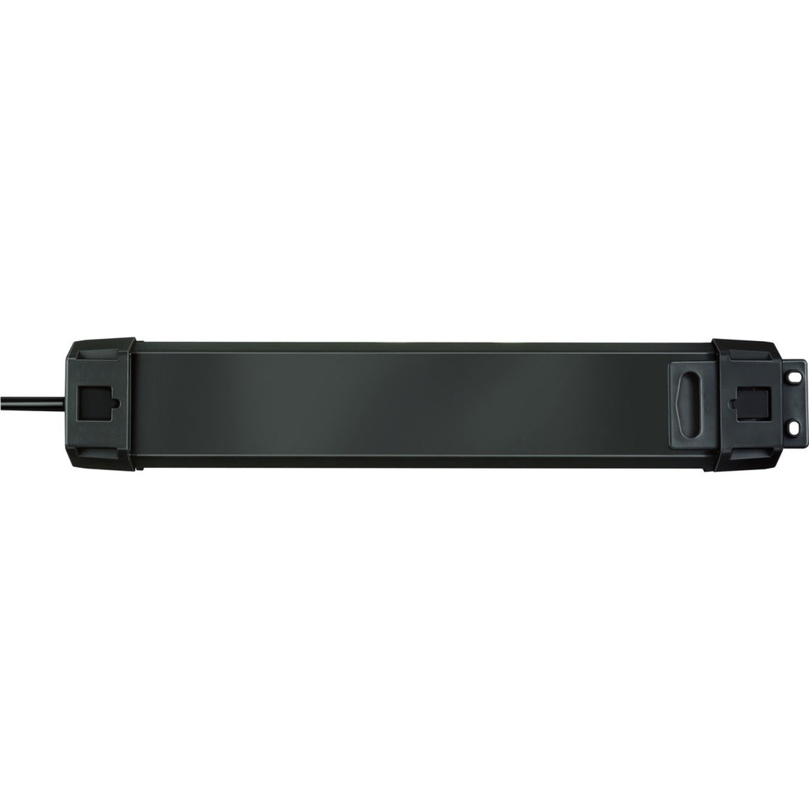 Brennenstuhl premium-line 60.000a stekkerdoos met overspanningsbeveiliging 4-voudig zwart 1,8m h05vv-f 3g1,5