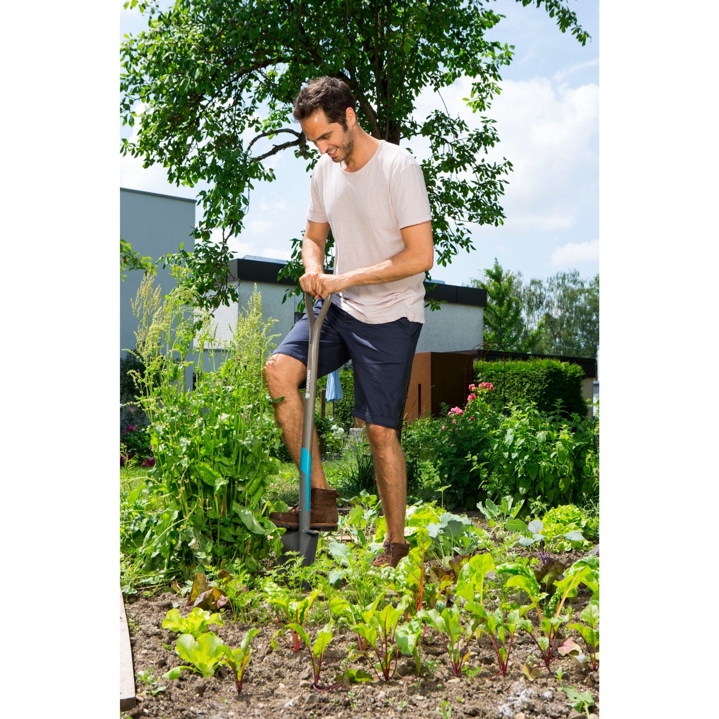 Gardena natureline schop - puntspade - fsc 100%