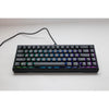 Ducky projectd tinker 65 met qmk via rgb mechanisch toetsenbord (zwart, us lay-out (qwerty), cherry mx red, 65%, rgb leds, double-shot pbt, hot-swappable, gasket mount)