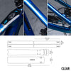 Dyedbro clear frame protector kit