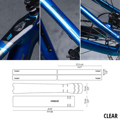 Dyedbro clear frame protector kit