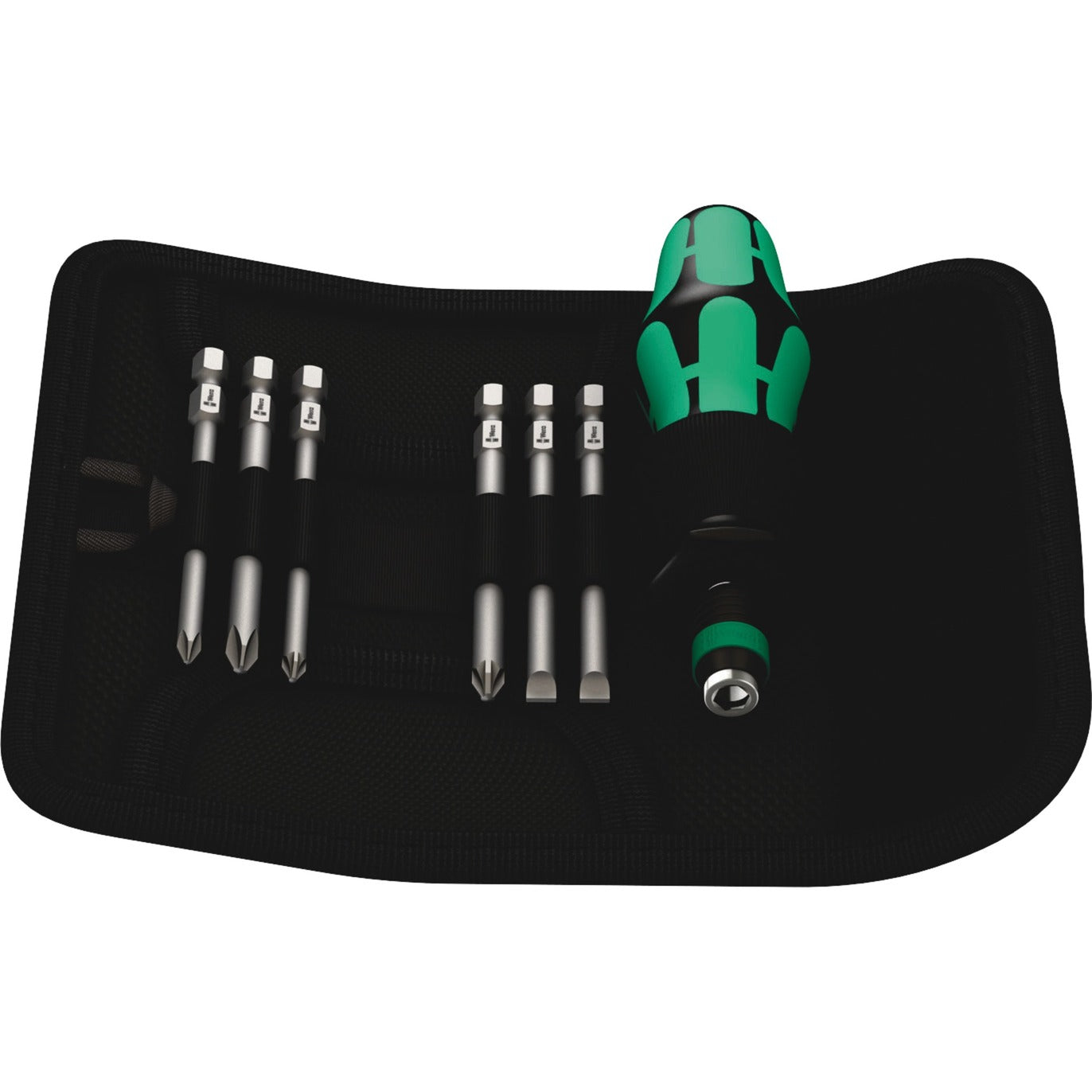 Wera kraftform kompakt 40 bitset (zwart groen, 7-delig)