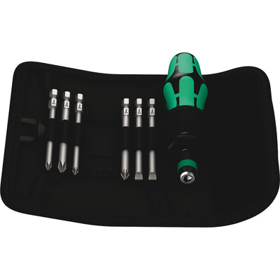 Wera kraftform kompakt 40 bitset (zwart groen, 7-delig)
