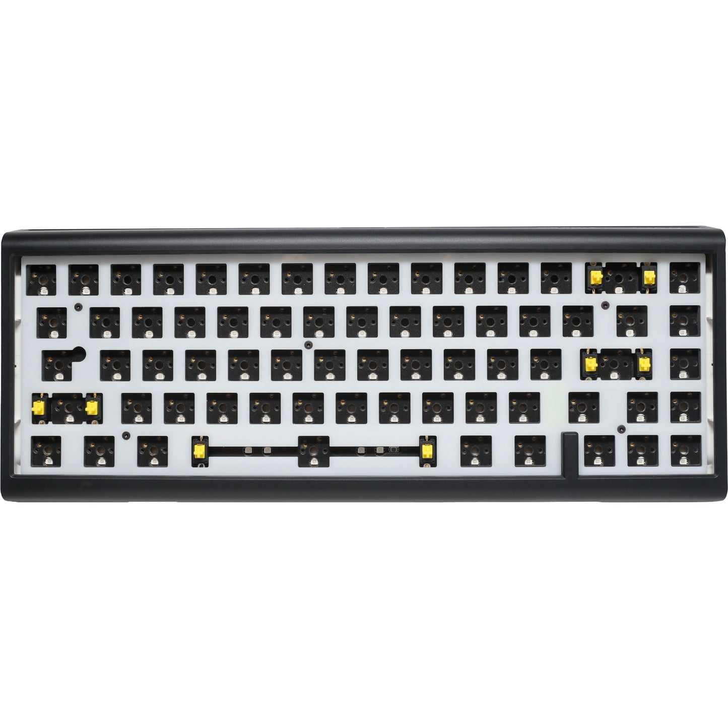 Ducky projectd tinker 65 met qmk via rgb mechanisch toetsenbord (zwart, us lay-out (qwerty), 65%, barebone. rgb leds, hot-swappable, gasket mount)