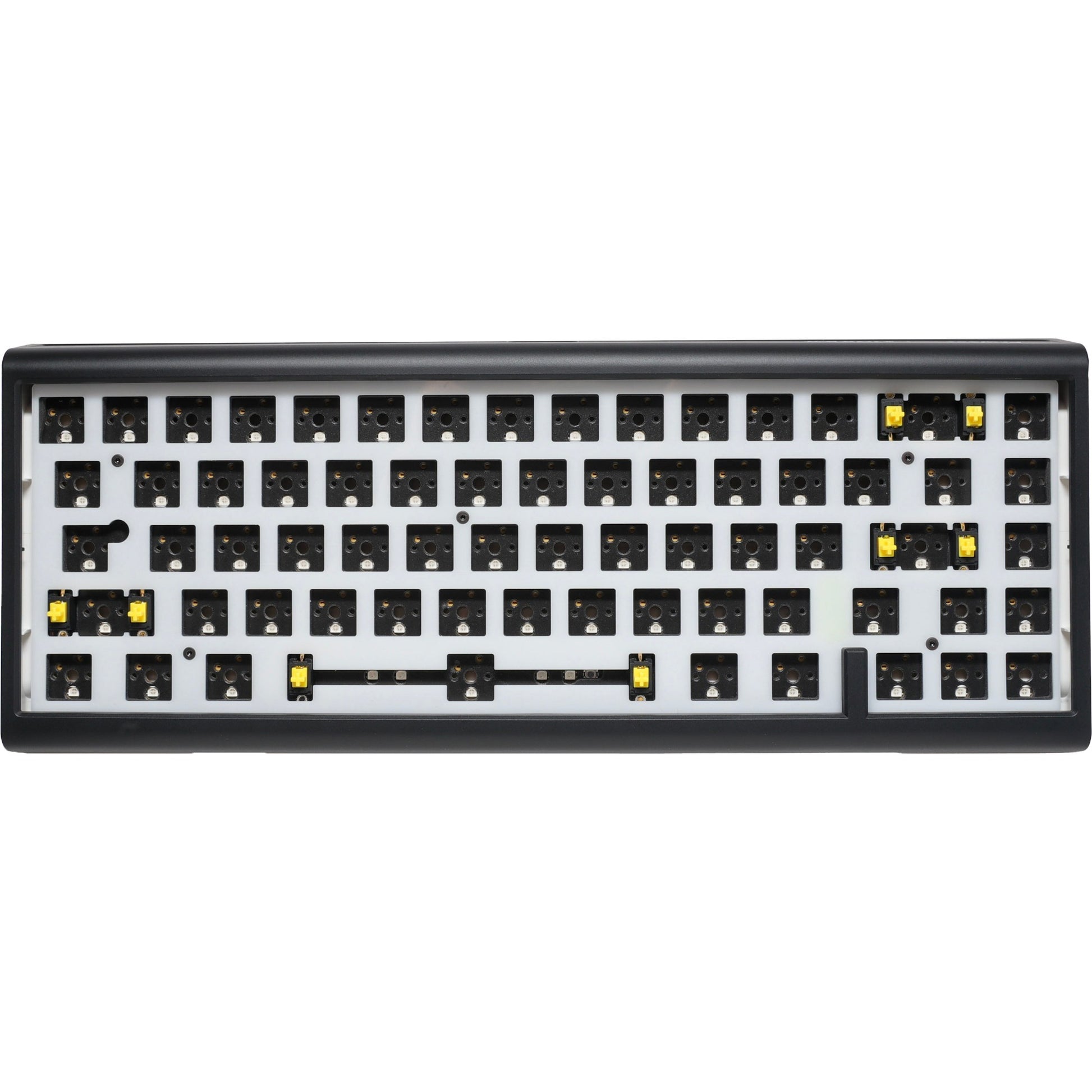 Ducky projectd tinker 65 met qmk via rgb mechanisch toetsenbord (zwart, us lay-out (qwerty), 65%, barebone. rgb leds, hot-swappable, gasket mount)