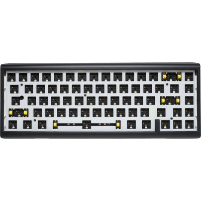 Ducky projectd tinker 65 met qmk via rgb mechanisch toetsenbord (zwart, us lay-out (qwerty), 65%, barebone. rgb leds, hot-swappable, gasket mount)