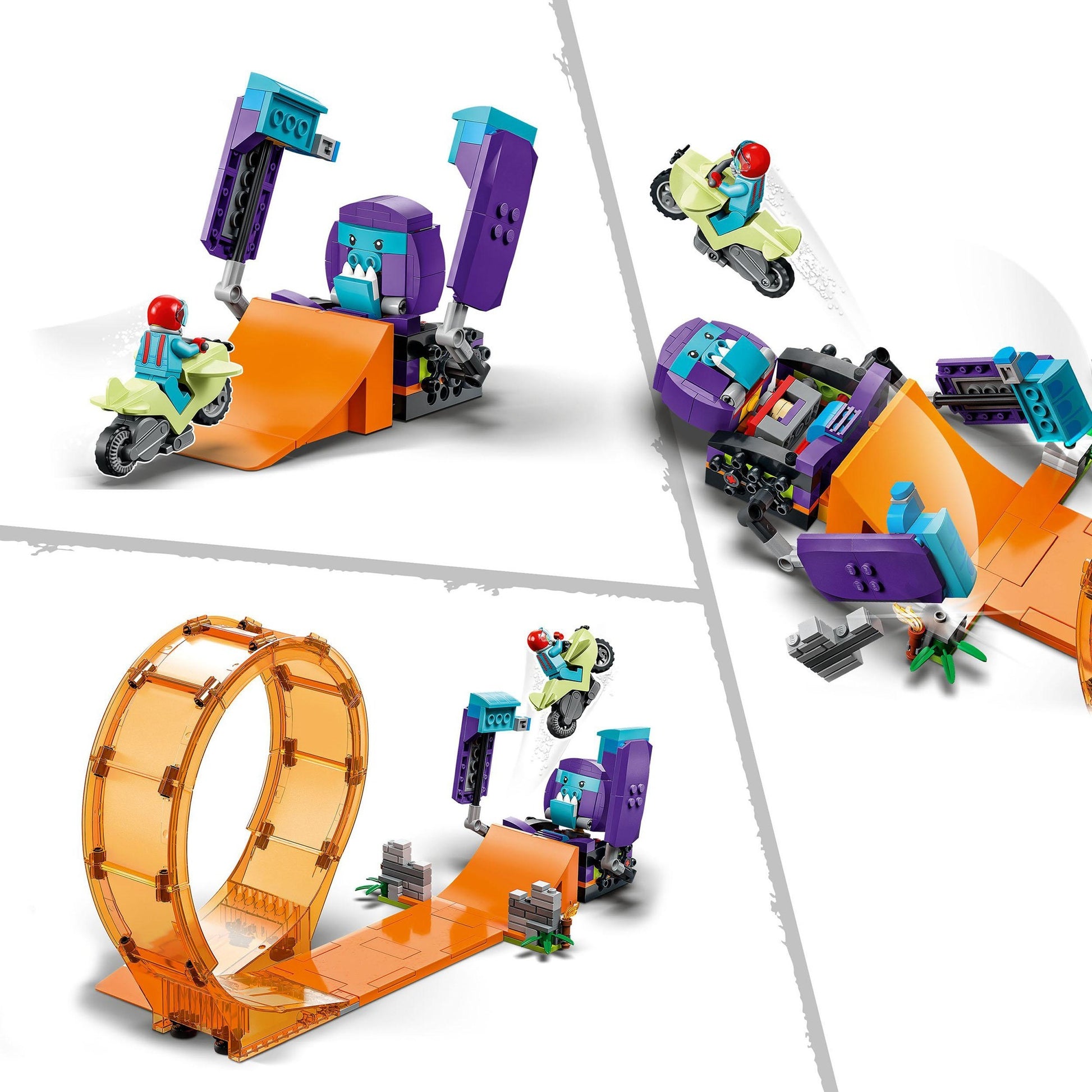Lego city - chimpansee stuntlooping constructiespeelgoed (60338)