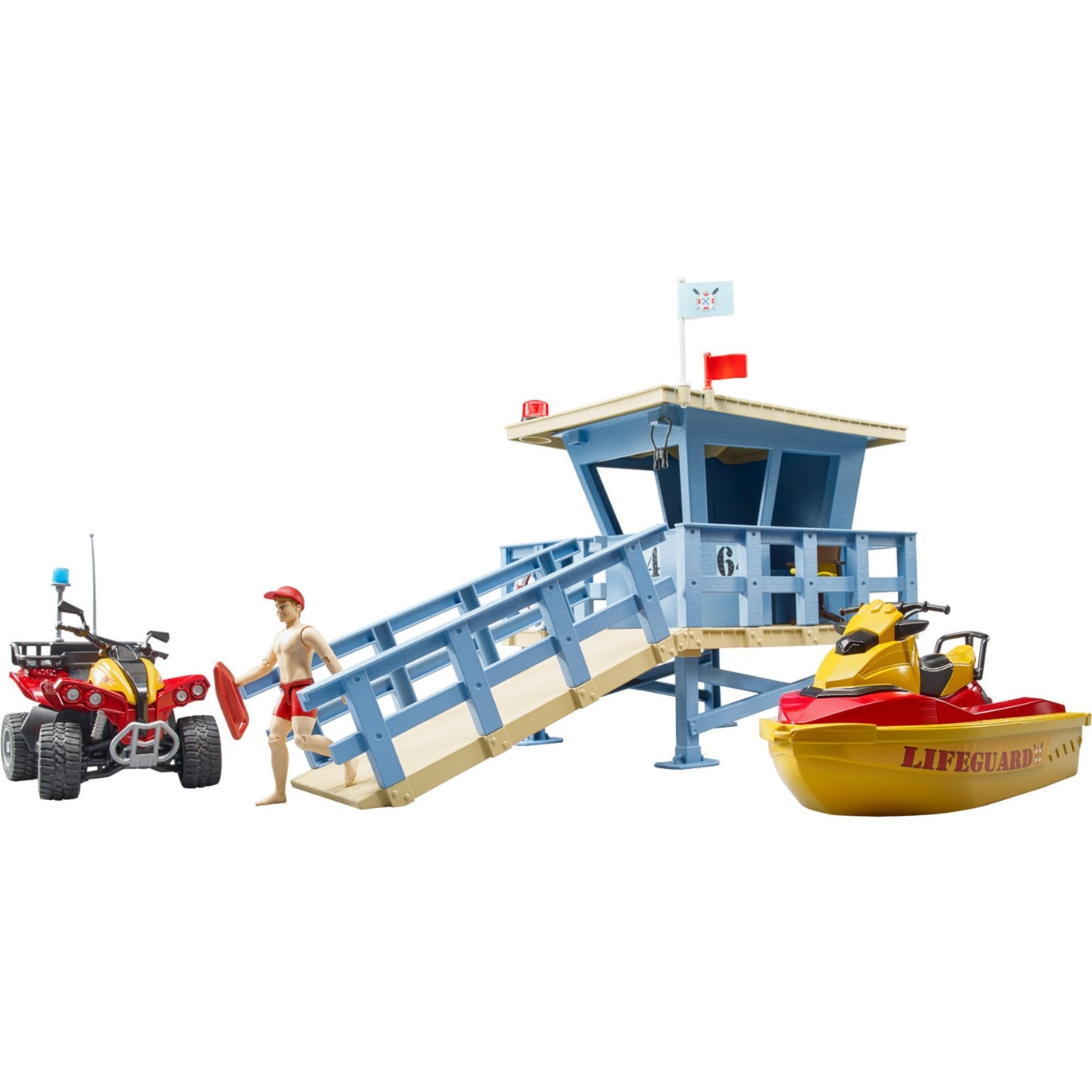 Bruder bworld reddingsbrigade station speelfiguur (62780)