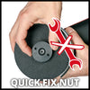 Einhell axxio accu haakse slijper 18 115 q bl solo (rood zwart, accu en oplader niet inbegrepen)