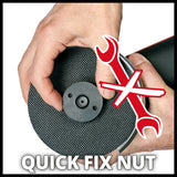 Einhell accu haakse slijper axxio 18 115 q bl li solo - power x-change - 18 v li-ion - koolborstelloze motor - ø115 mm - 8.500 t min - snelspanmoer - excl. accu, lader en slijpschijf - afbeelding 3