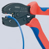 Knipex preciforce krimptang 975236 (rood blauw)