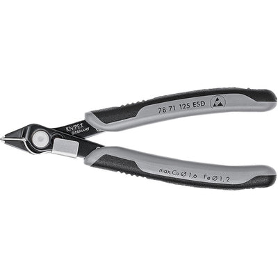 Knipex 78 71 125 esd zijsnijtang 64 hrc + draadklem 125mm esd